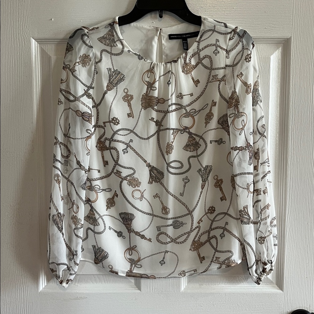 White House Black Market Patterned Dress
